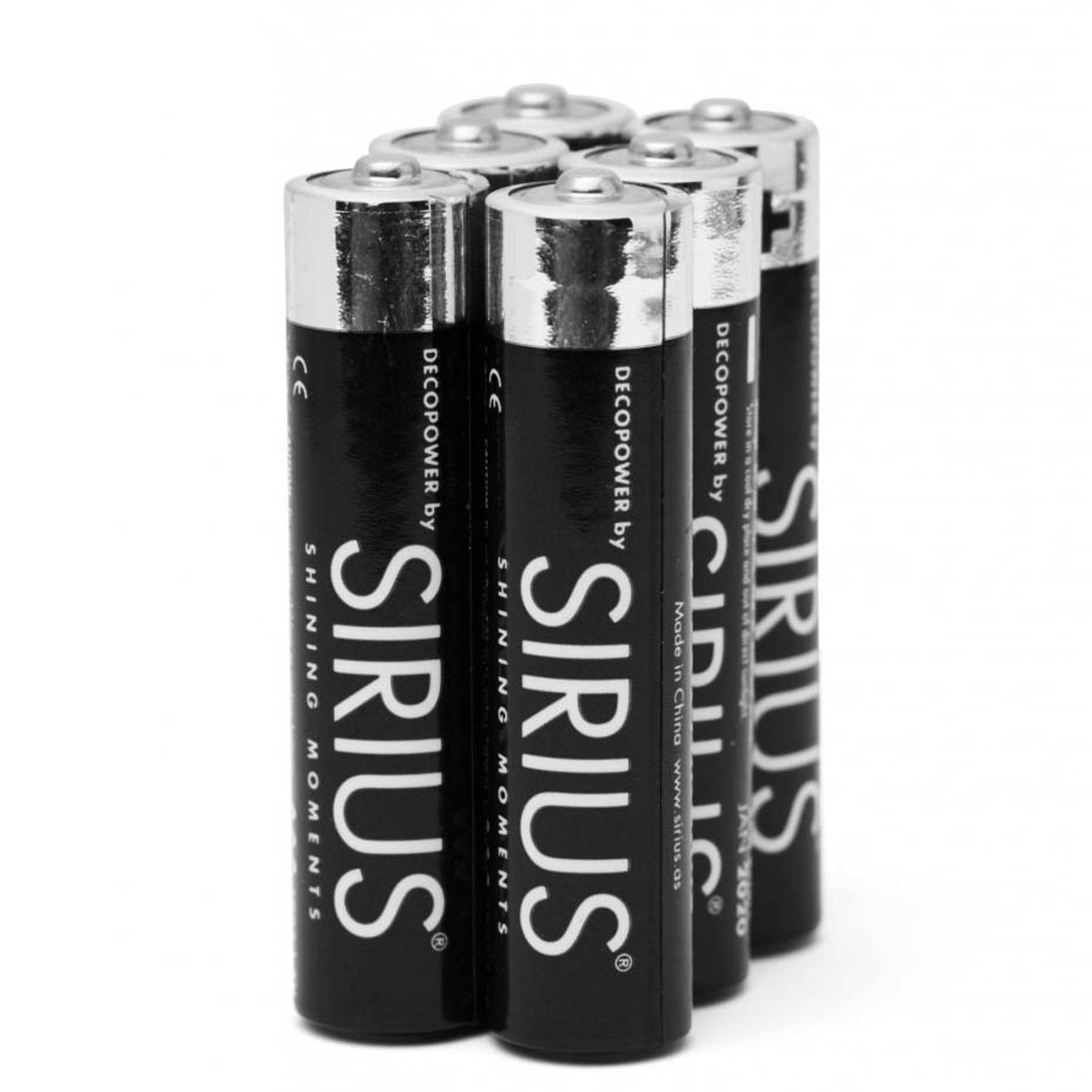 Sirius - AAAA DecoPower batterier by , 6 stk