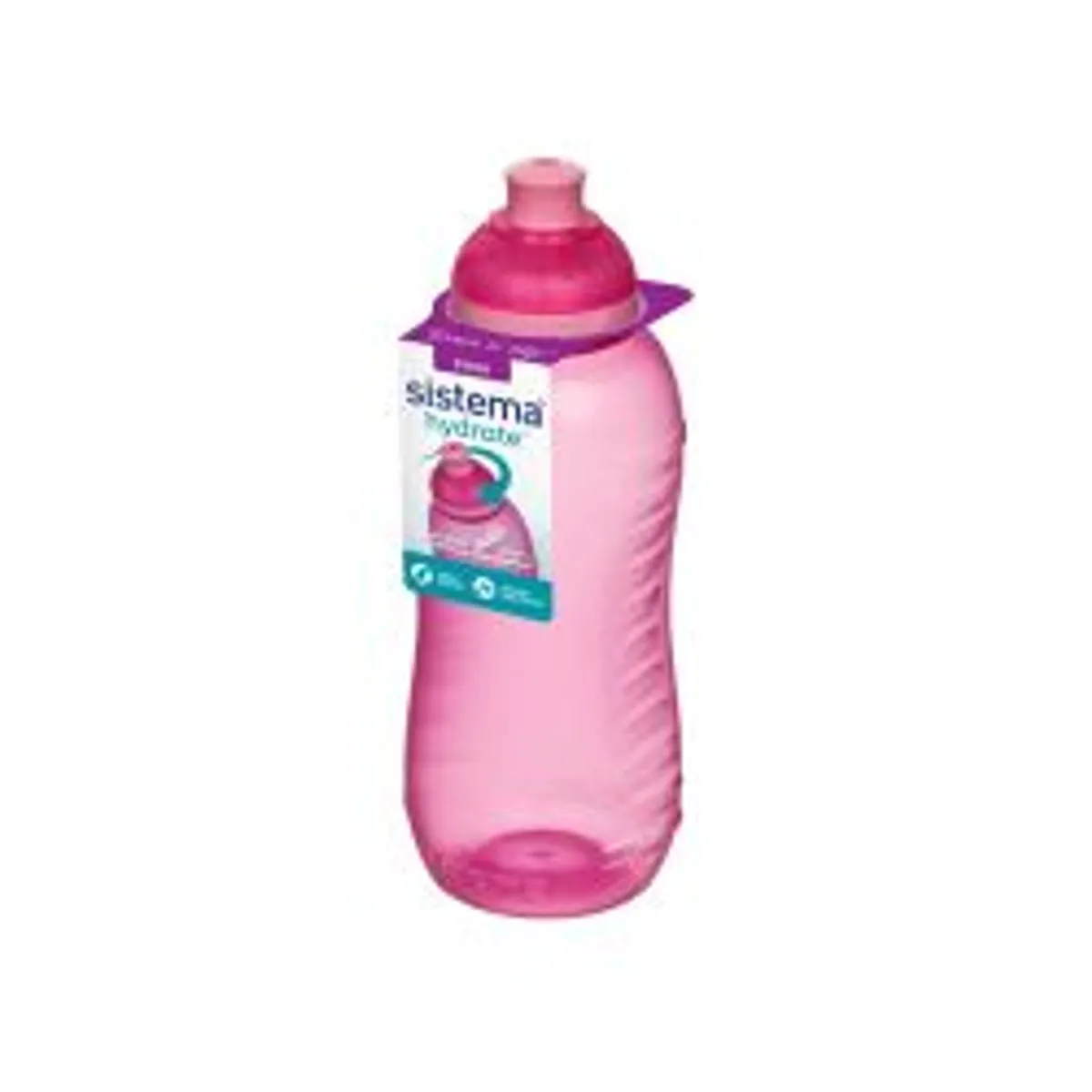 Sistema 330ml Twist 'n' Sip Pink Online Range - Drikkeflaske