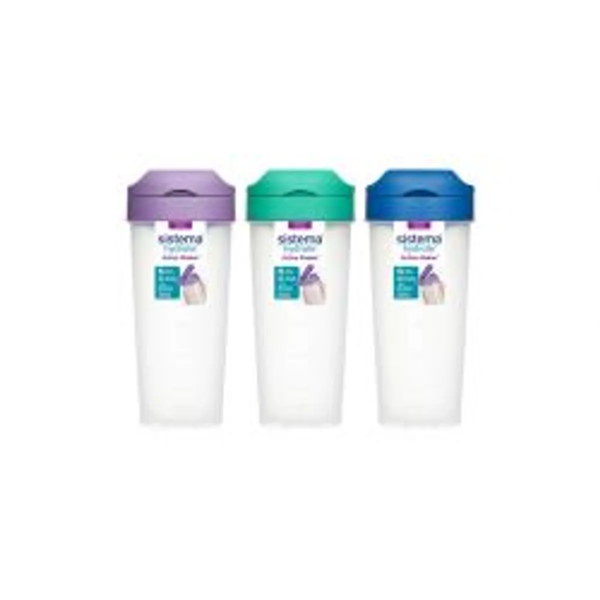 Sistema Active Shaker 750ml - Minty Teal - Shaker