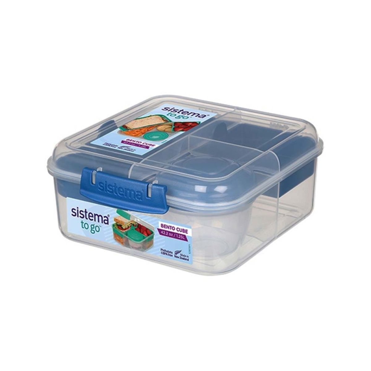 Sistema Bento Cube madkasse 1,25 l - Navy