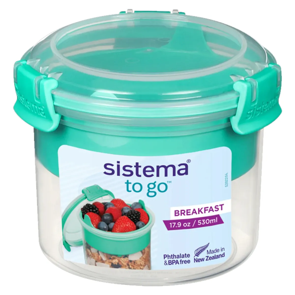 Sistema Breakfast To Go 530 ml - Minty Teal