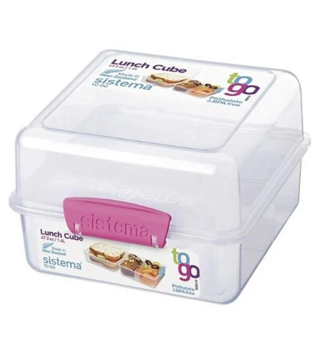 Sistema Lunch Cube - Pink