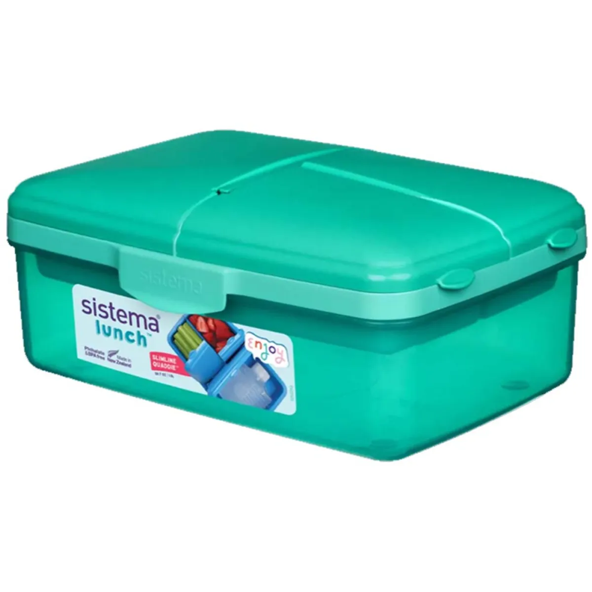 Sistema madkasse Slimline Quaddie 1,5 L - Teal