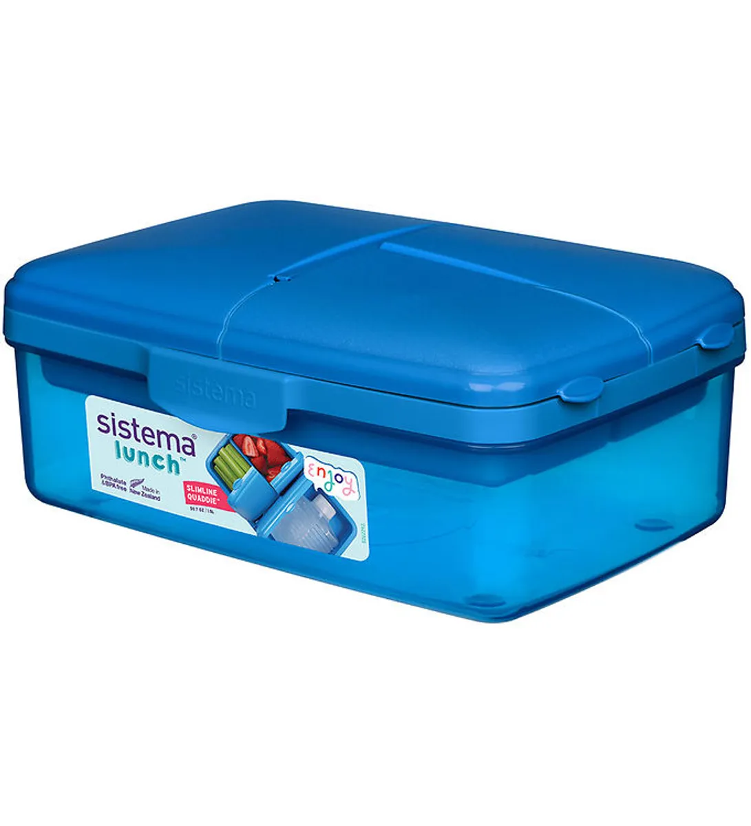 Sistema Madkasse - Slimline Quaddle - 1,5 l - Satin Sky Blue