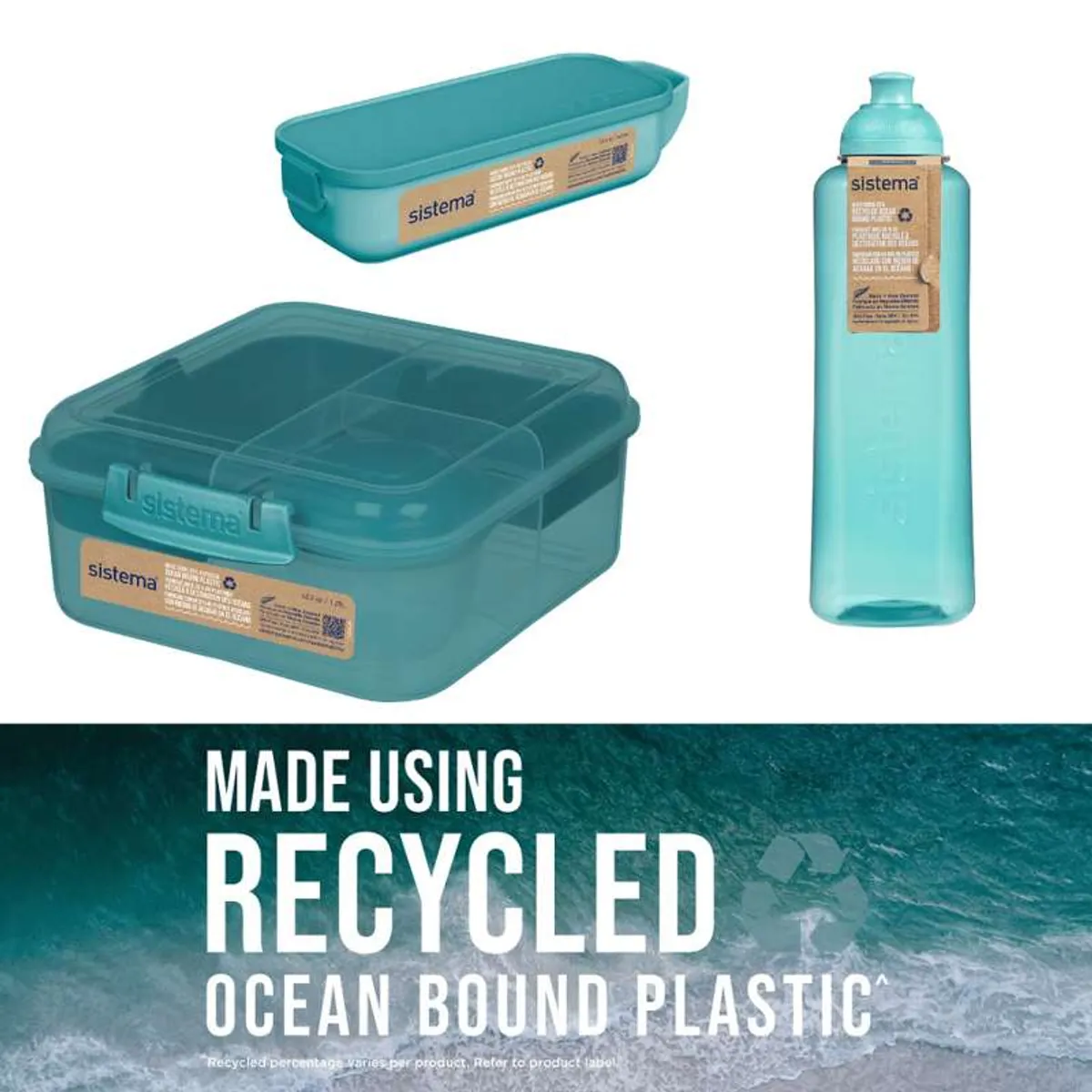 Sistema Ocean Bound Madpakke Sampak 5 - Teal Stone