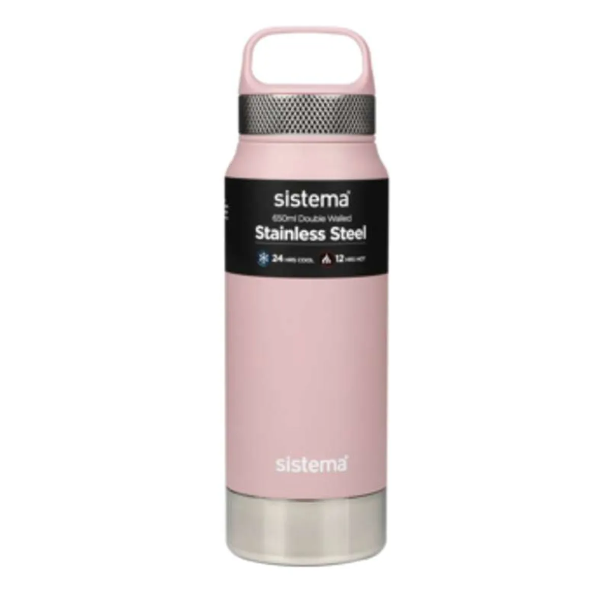 Sistema Termoflaske - Rustfrit Stål - 650ml - Dusty Pink