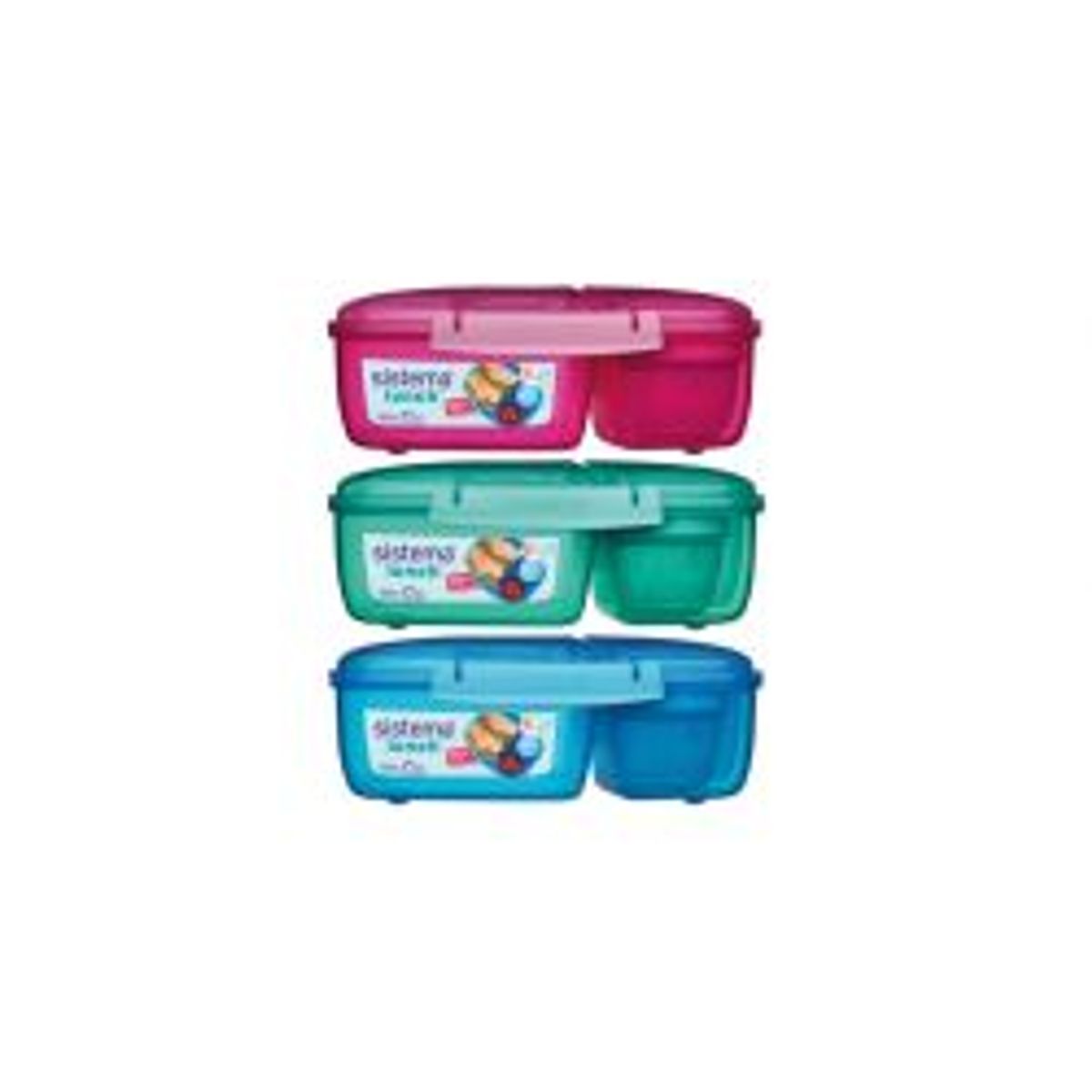 Sistema Triple Split Lunch 2l + Yogurt Pot - Pink - Madkasse