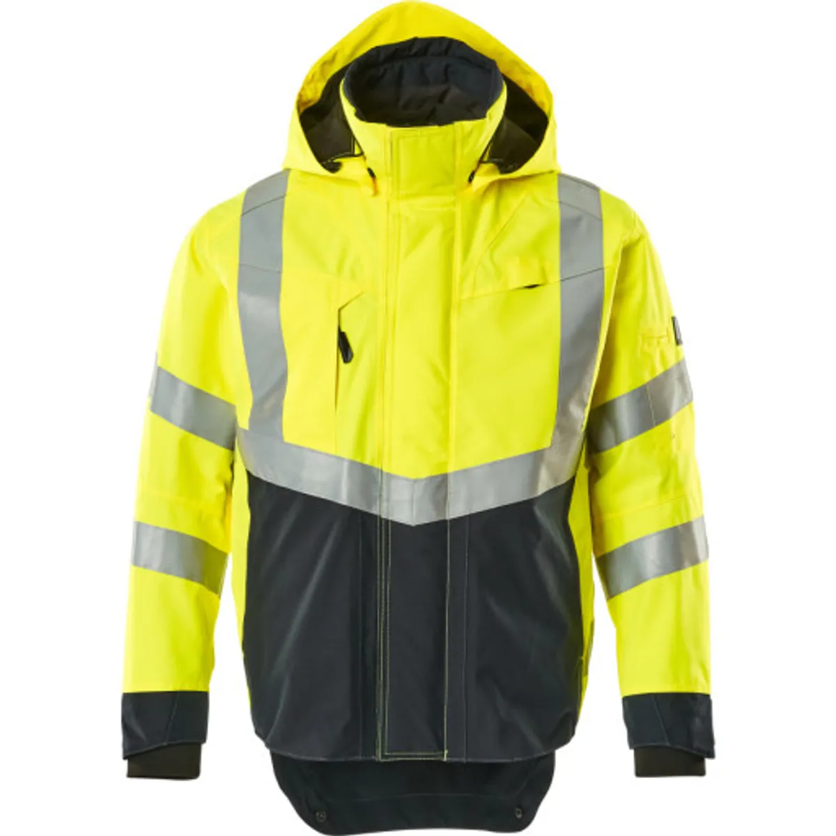 SKALJAKKE,2XL,HI-VIS GUL/MØRK