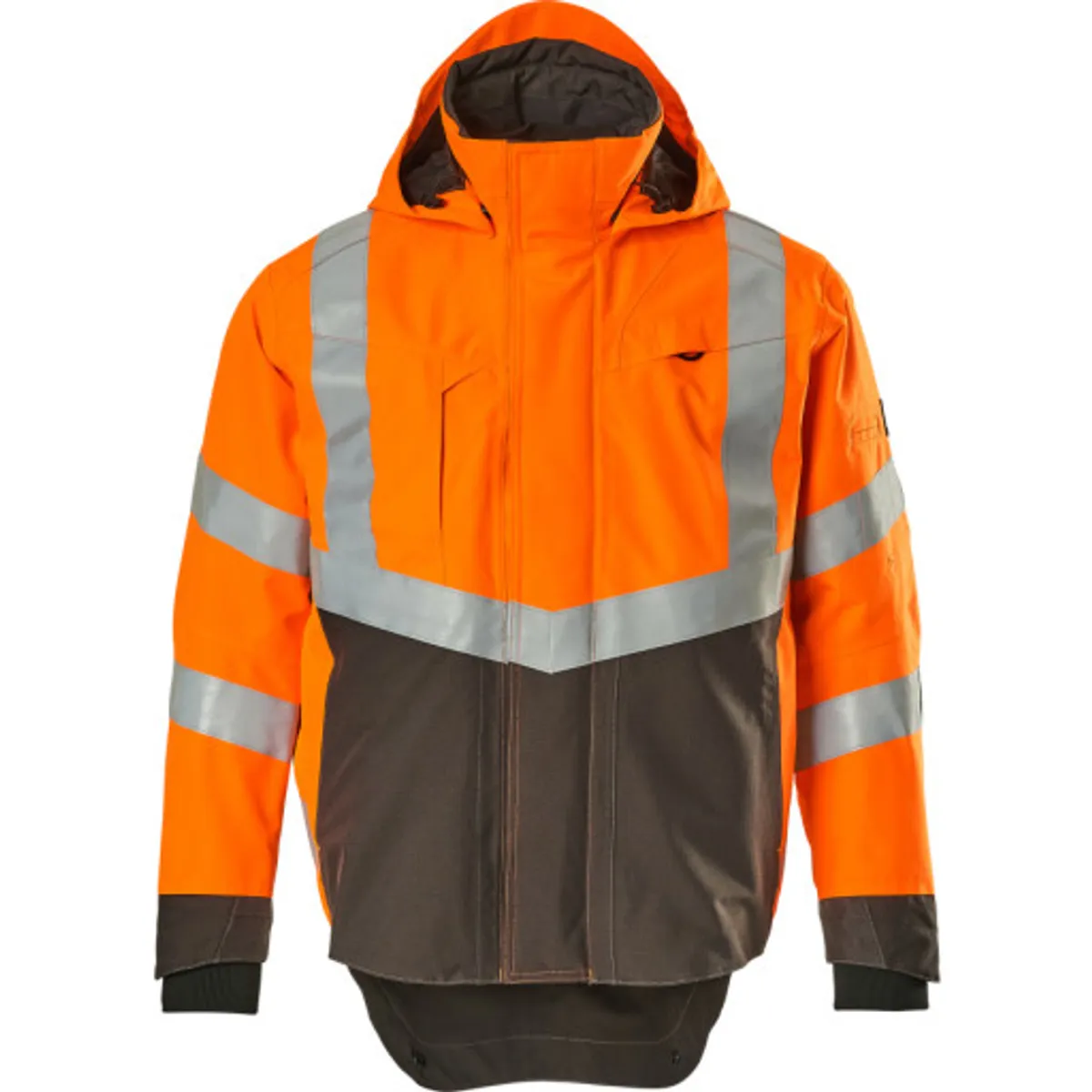 SKALJAKKE,3XL,HI-VIS ORANGE/MØ