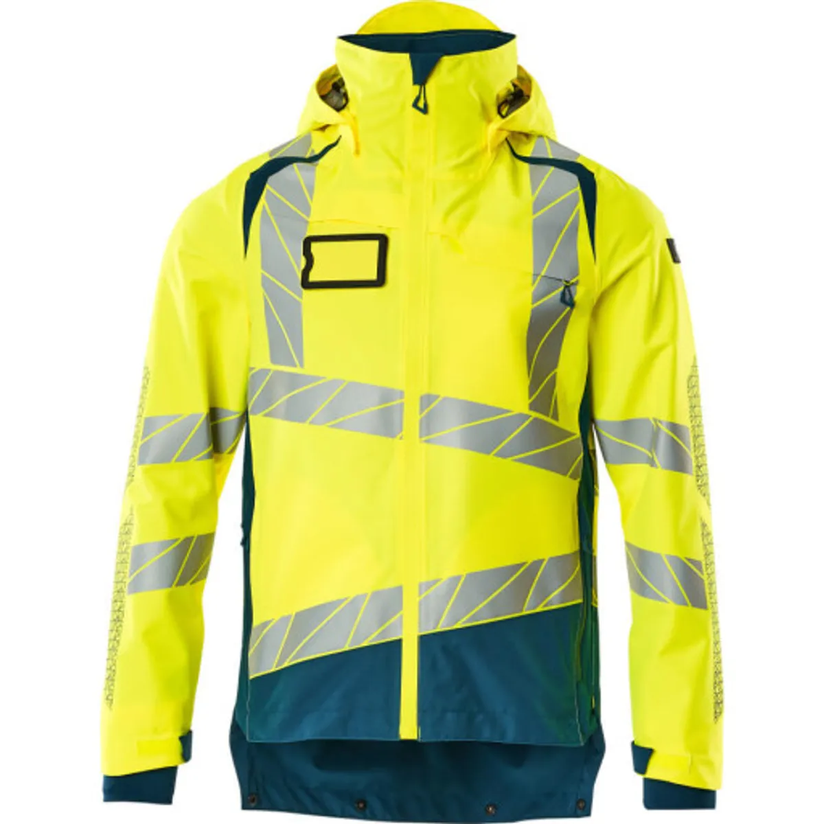 SKALJAKKE,5XL,HI-VIS GUL/MØRK