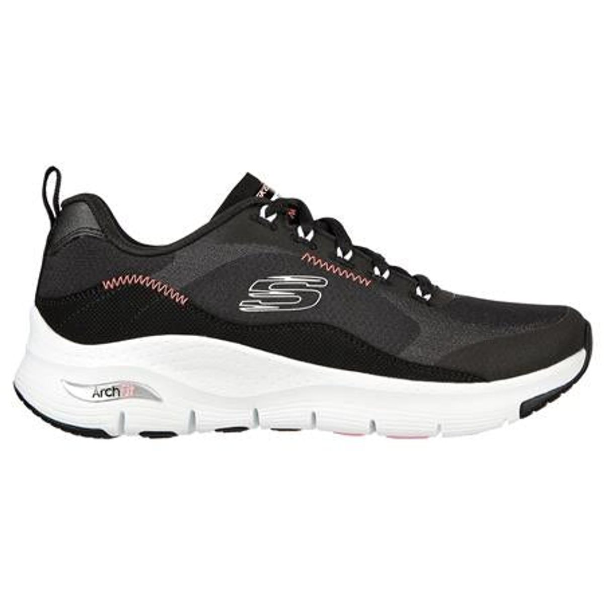 Skechers - Arch Fit, 76-0822 - Sort m/pink syninger - 37