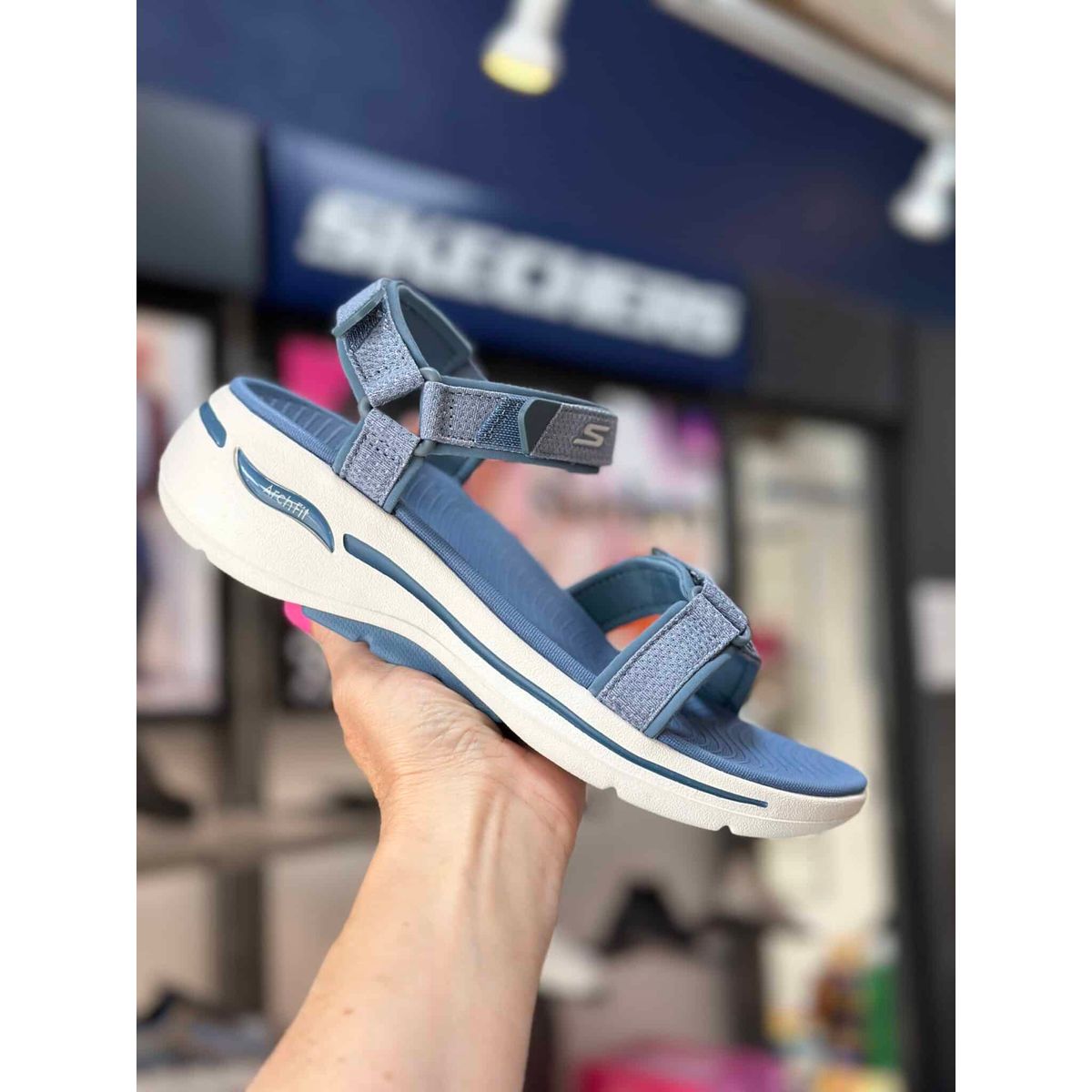 SKECHERS, Dame, GO WALK Arch Fit - Cruise Around - Blue 39