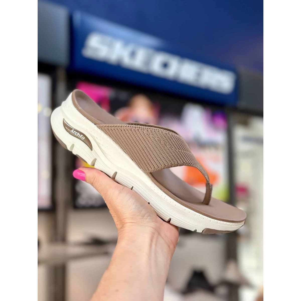 SKECHERS, Dame, Sandal, Arch Fit - Easy Day - Mocha 37