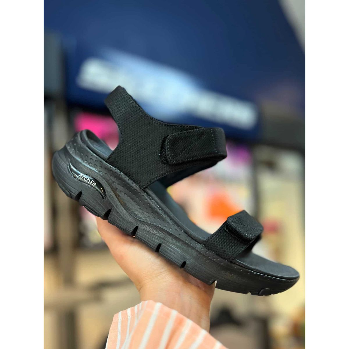 Skechers, Dame, Sandal, Touristy - Black 40