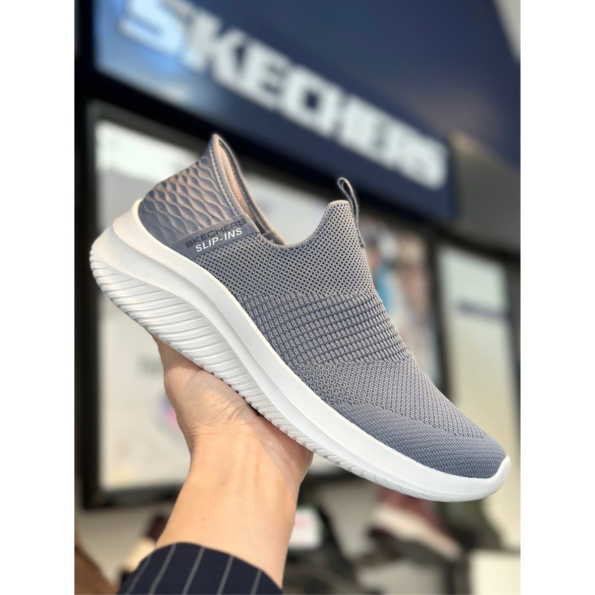 SKECHERS, Dame, Slip-ins: Ultra Flex 3.0 - Cozy Streak - Slate 40