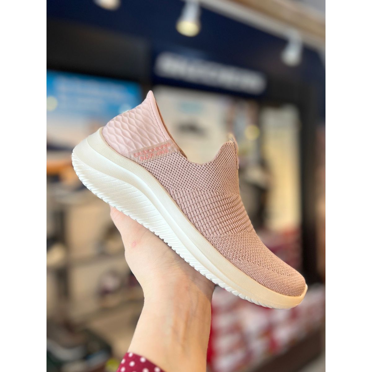 SKECHERS, Dame, Slip-ins: Ultra Flex 3.0 - Glitter Me - Rose Gold 36