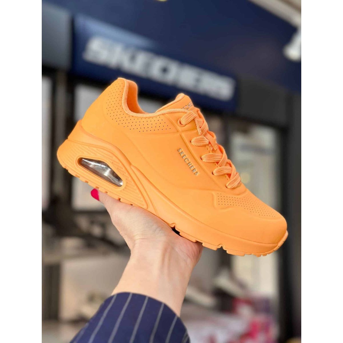 SKECHERS, DAME, Sneakers, Uno - Stand On Air - Neon Orange 37