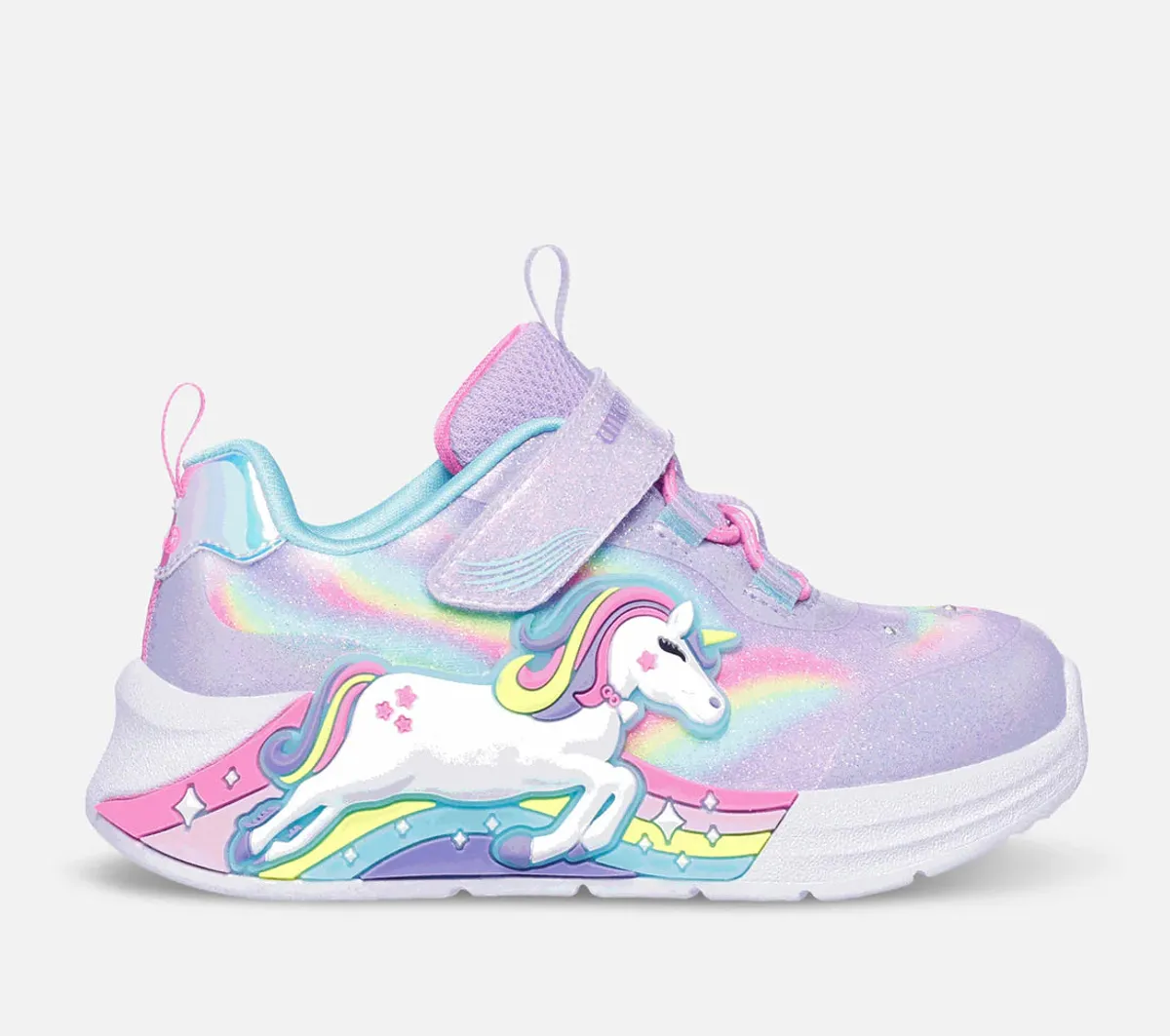 Skechers - S-lights Unicorn Chaser - 76-1104 - Multi - 21