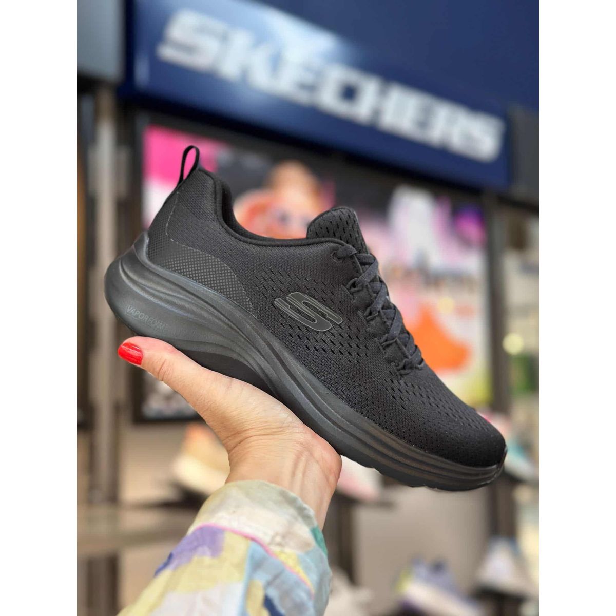 Skechers Sneakers, Vapor Foam - Fresh Trend - Black 36