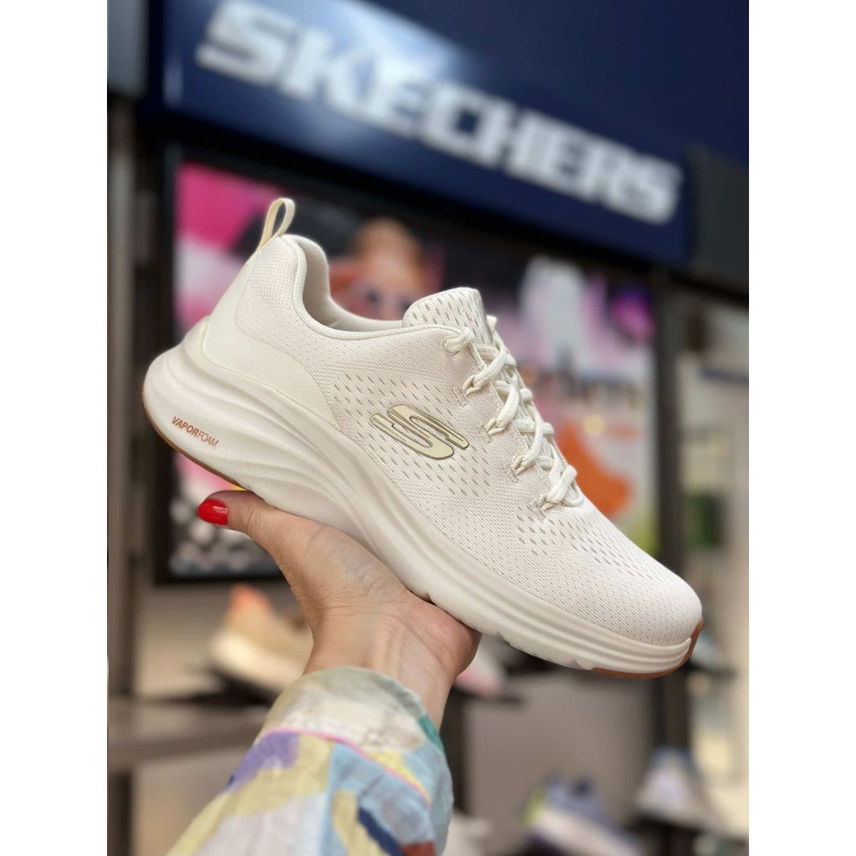 Skechers Sneakers, Vapor Foam - Fresh Trend - Natur 36