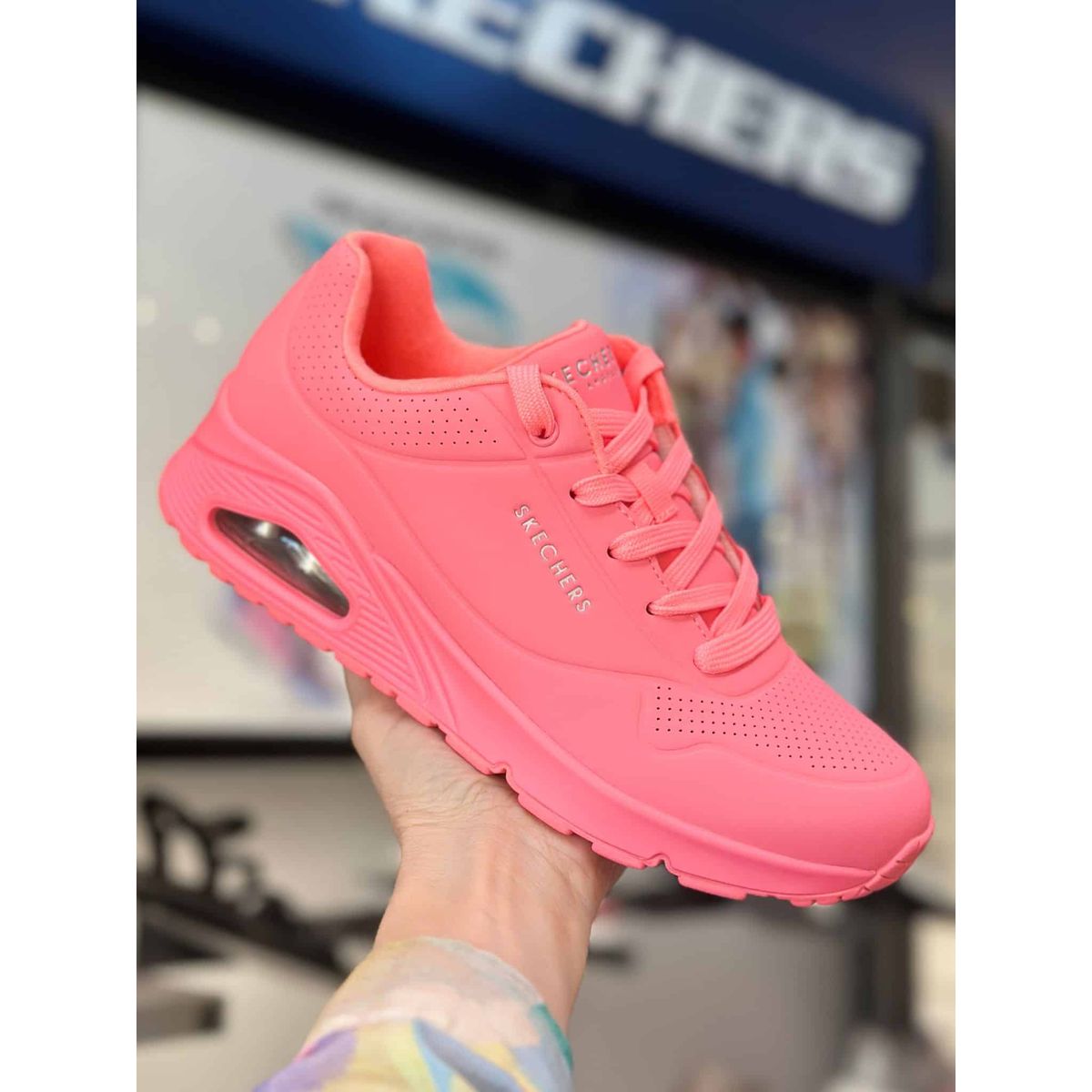 SKECHERS - Uno - Stand On Air - Coral-Pink 36