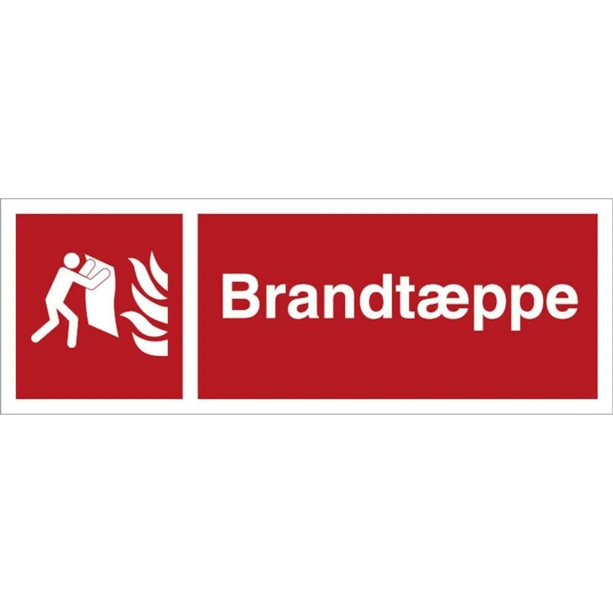 Skilt Brandtæppe H421