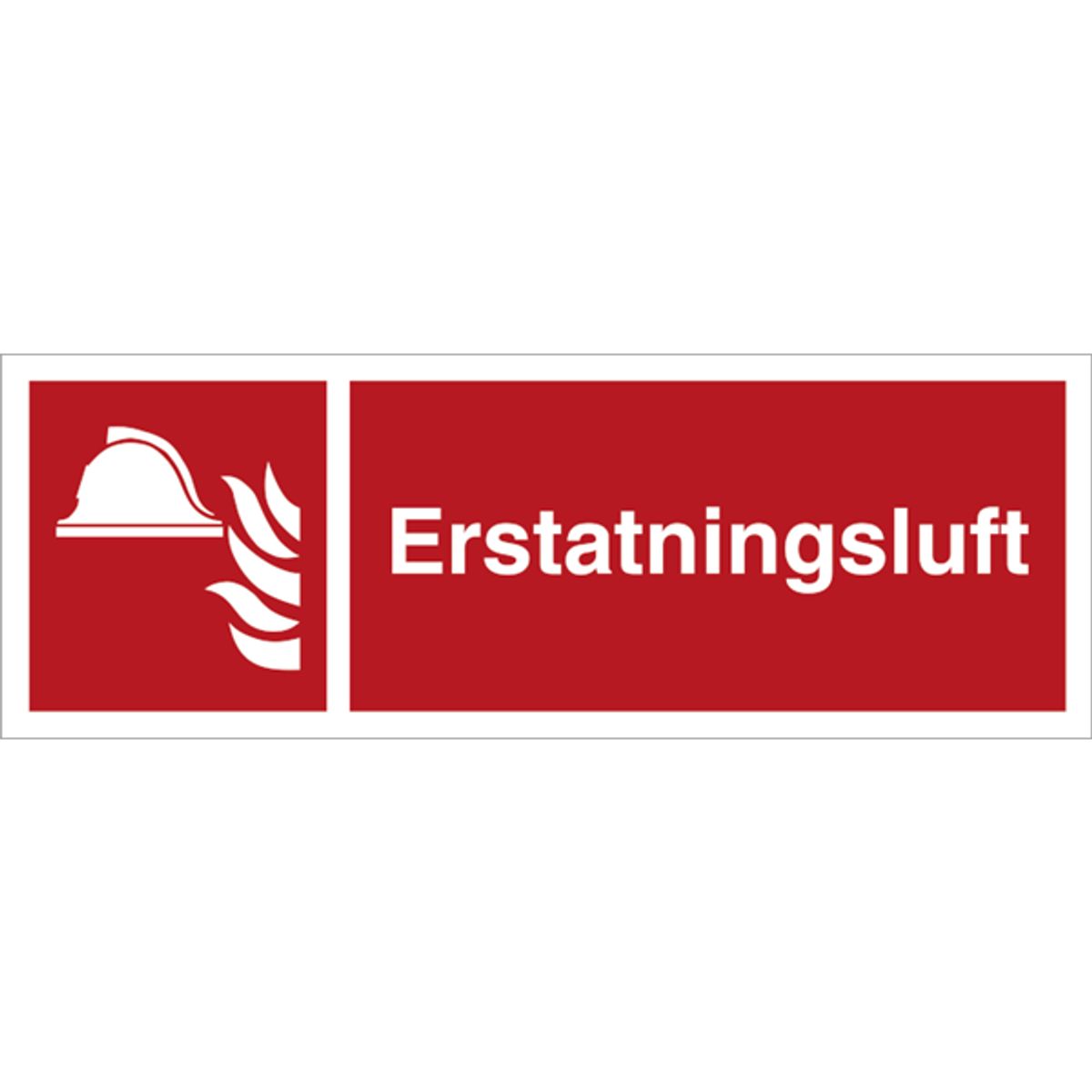 Skilt Erstatningsluft H498