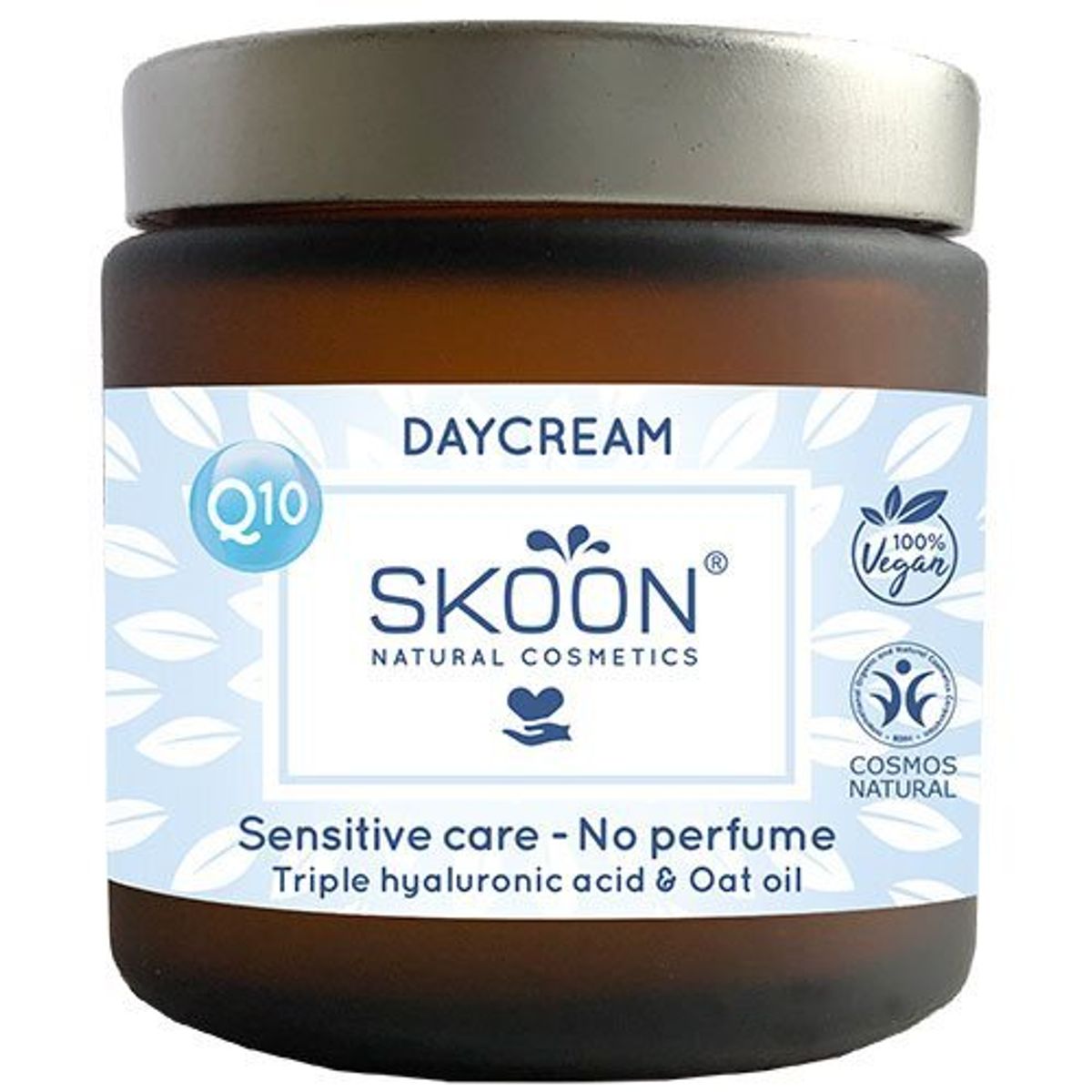 Skoon Sensitive dagcreme med Q10 og hyaluron, 90ml