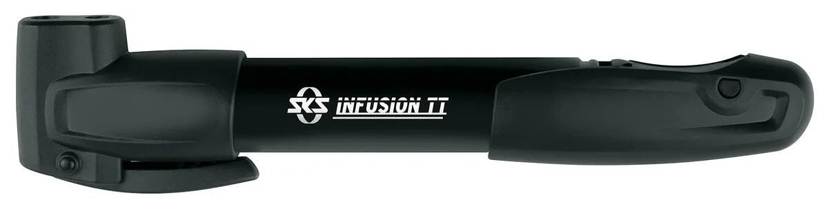 SKS Infusion TT Minipumpe 225mm Multi Ventil 6bar/85psi - Sort