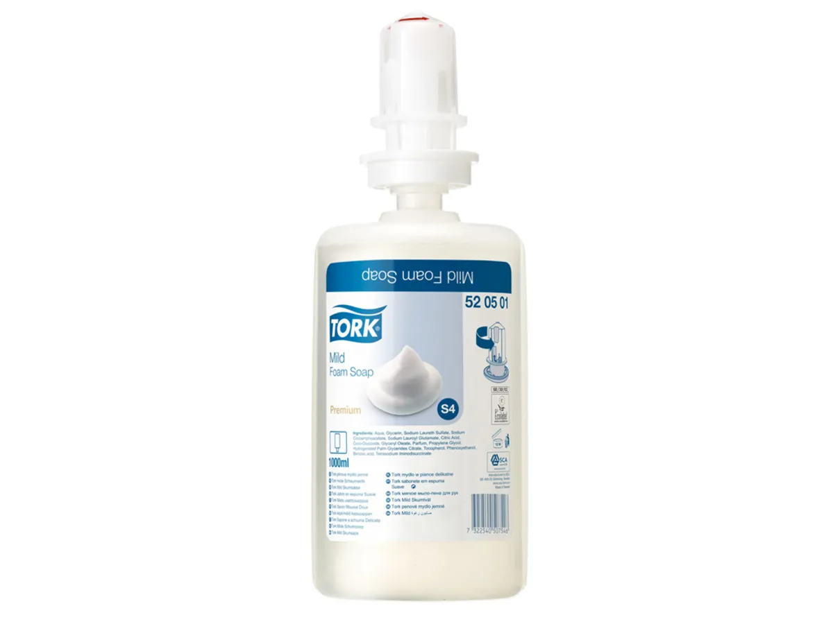 Skumsæbe Tork S4 520501 Mild 1 Liter