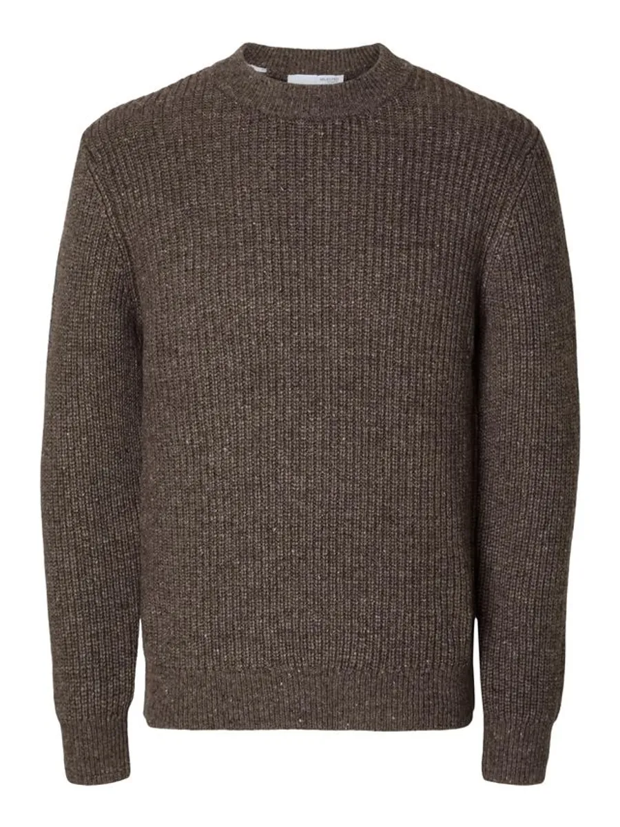 SLHLAND LS KNIT CREW NECK W