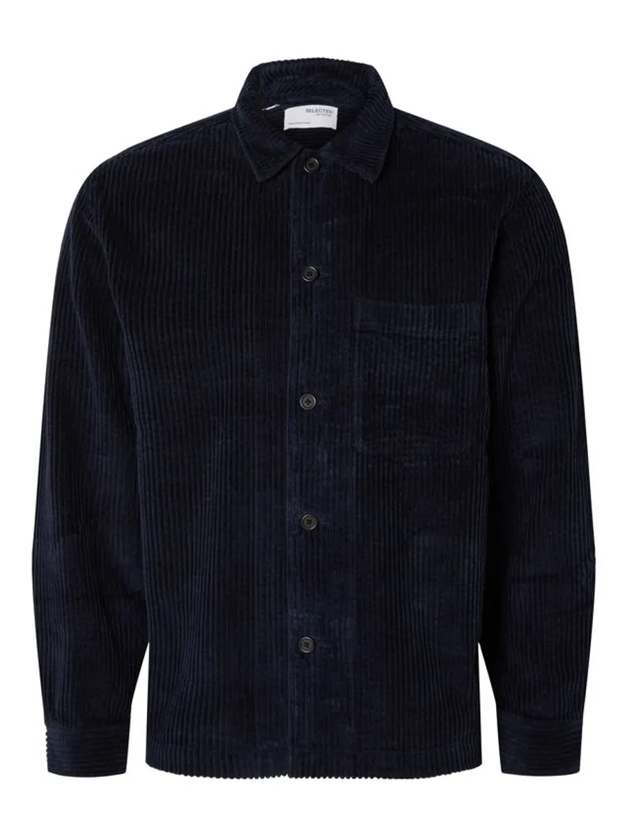 SLHLOOSEJAKE-CORD OVERSHIRT LS W