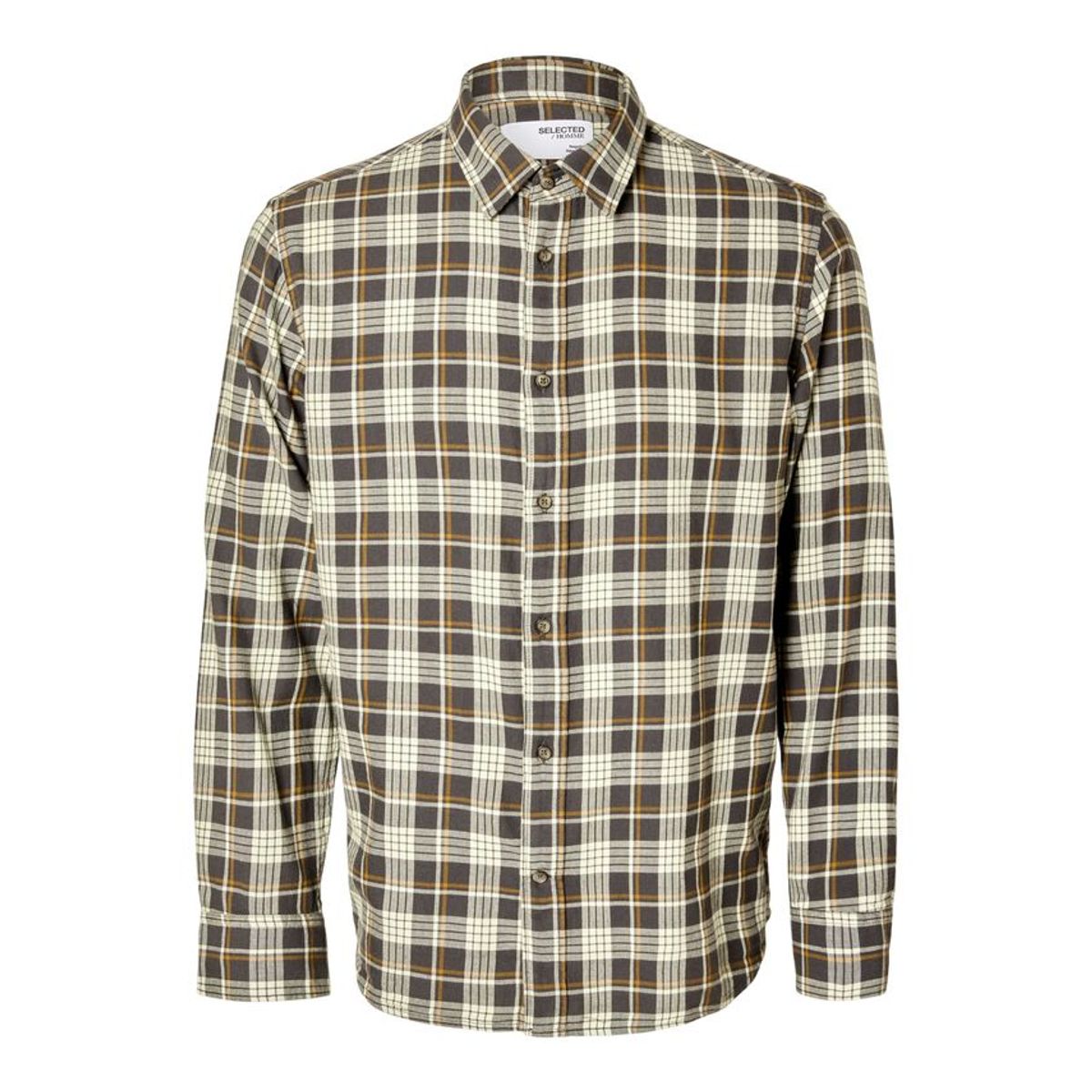 SLHREG-OWEN FLANNEL MIX CHECK SHIRT