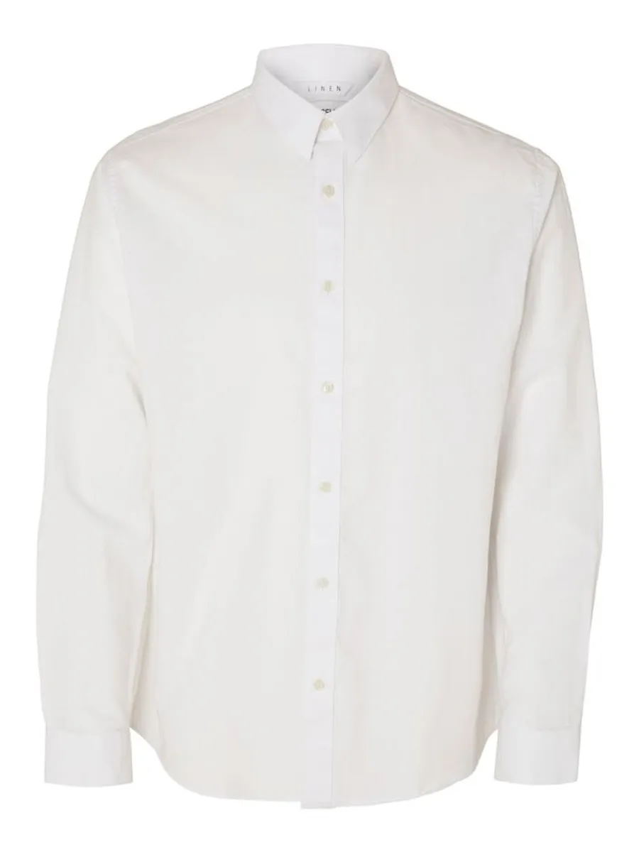 SLHREGNEW-LINEN SHIRT LS CLASSIC W