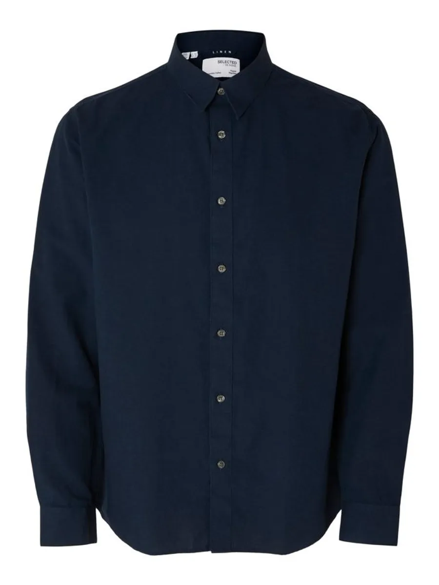 SLHREGNEW-LINEN SHIRT LS CLASSIC W