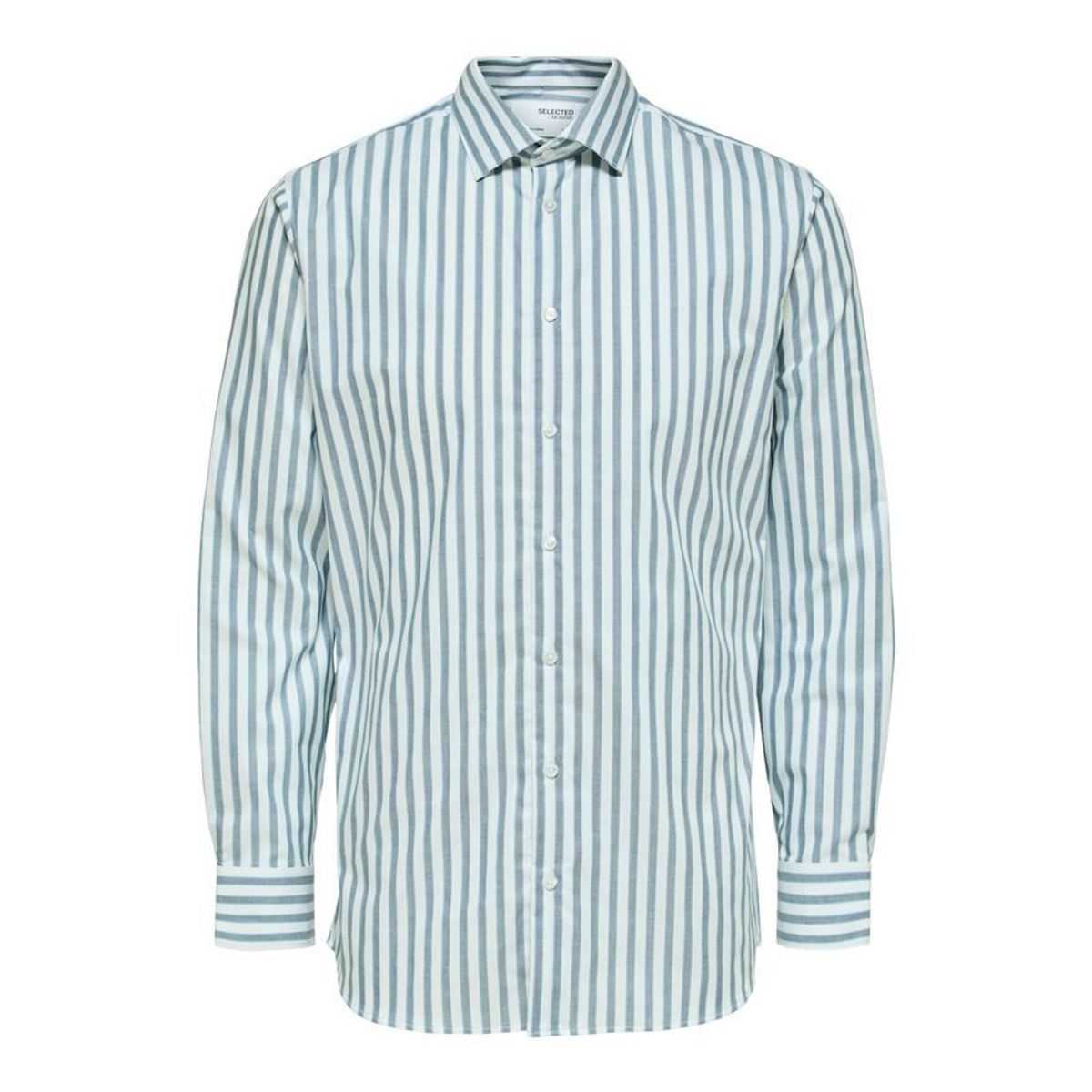 SLHSLIMETHAN-DOB STRIPE SHIRT LS B