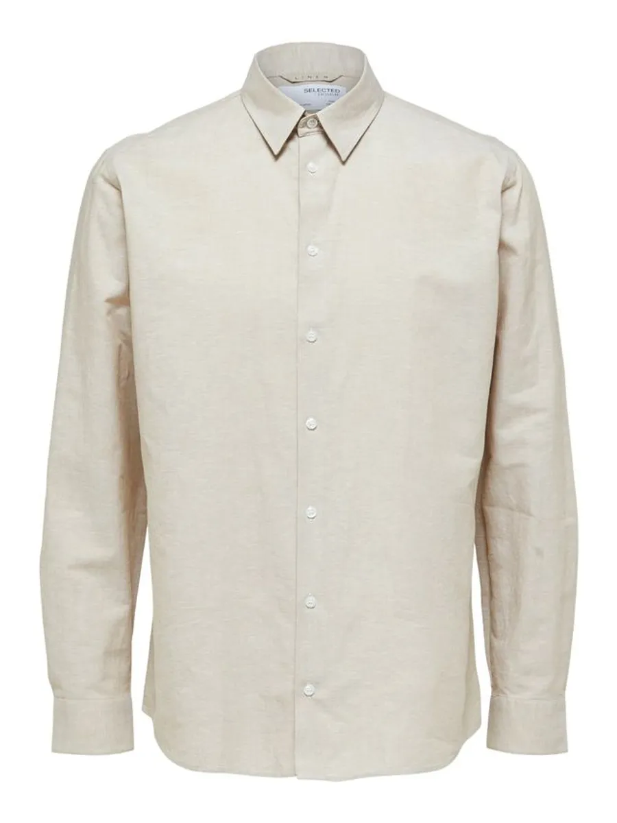 SLHSLIMNEW-LINEN SHIRT LS CLASSIC W