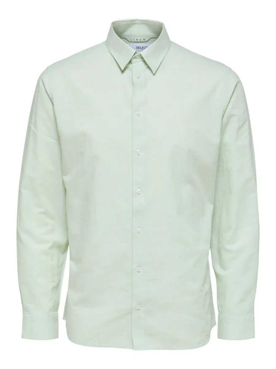 SLHSLIMNEW-LINEN SHIRT LS CLASSIC W