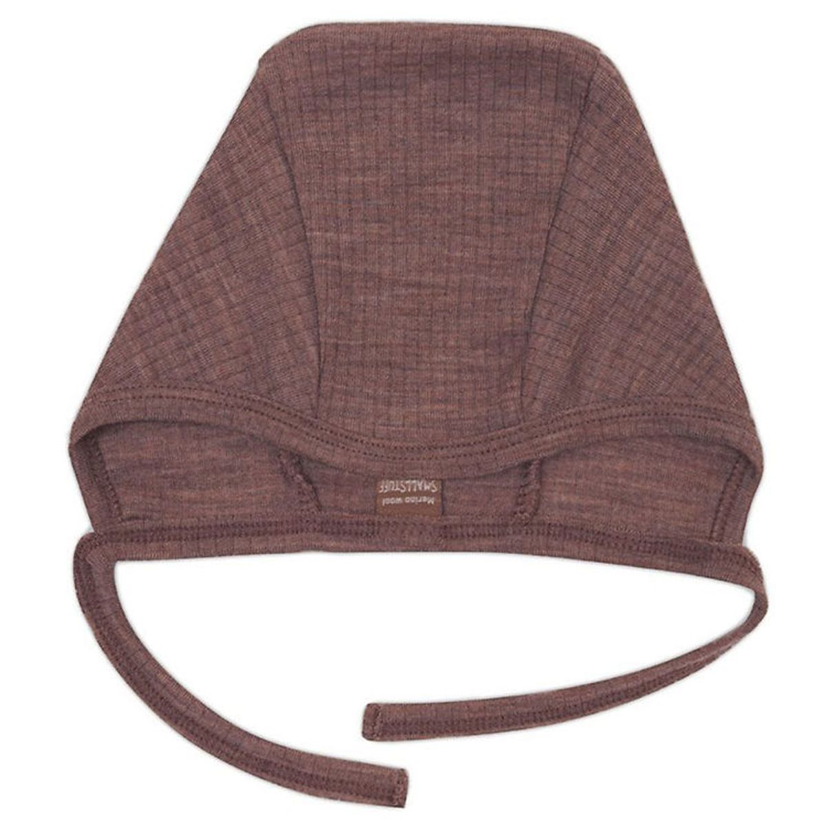 Smallstuff Babyhjelm - Uld - Rose Brown