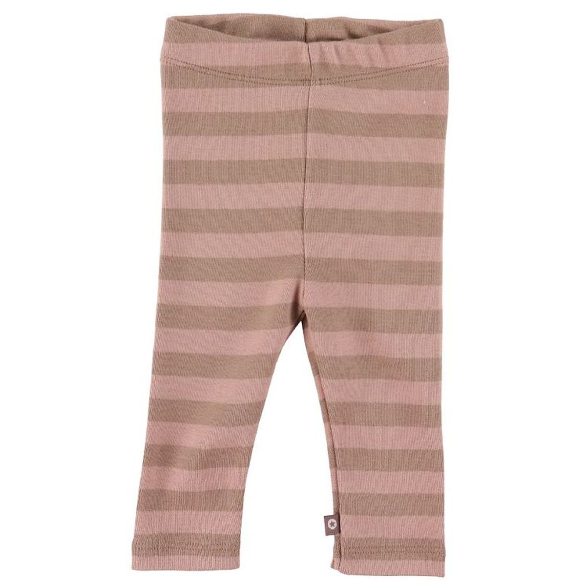 Smallstuff Leggings - Stribet - Powder/Rose Brown