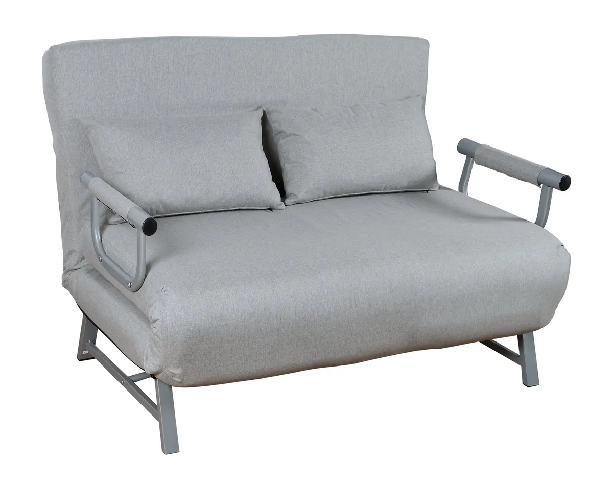 Smart sovesofa, 184 cm lang x 127 cm bred, grå