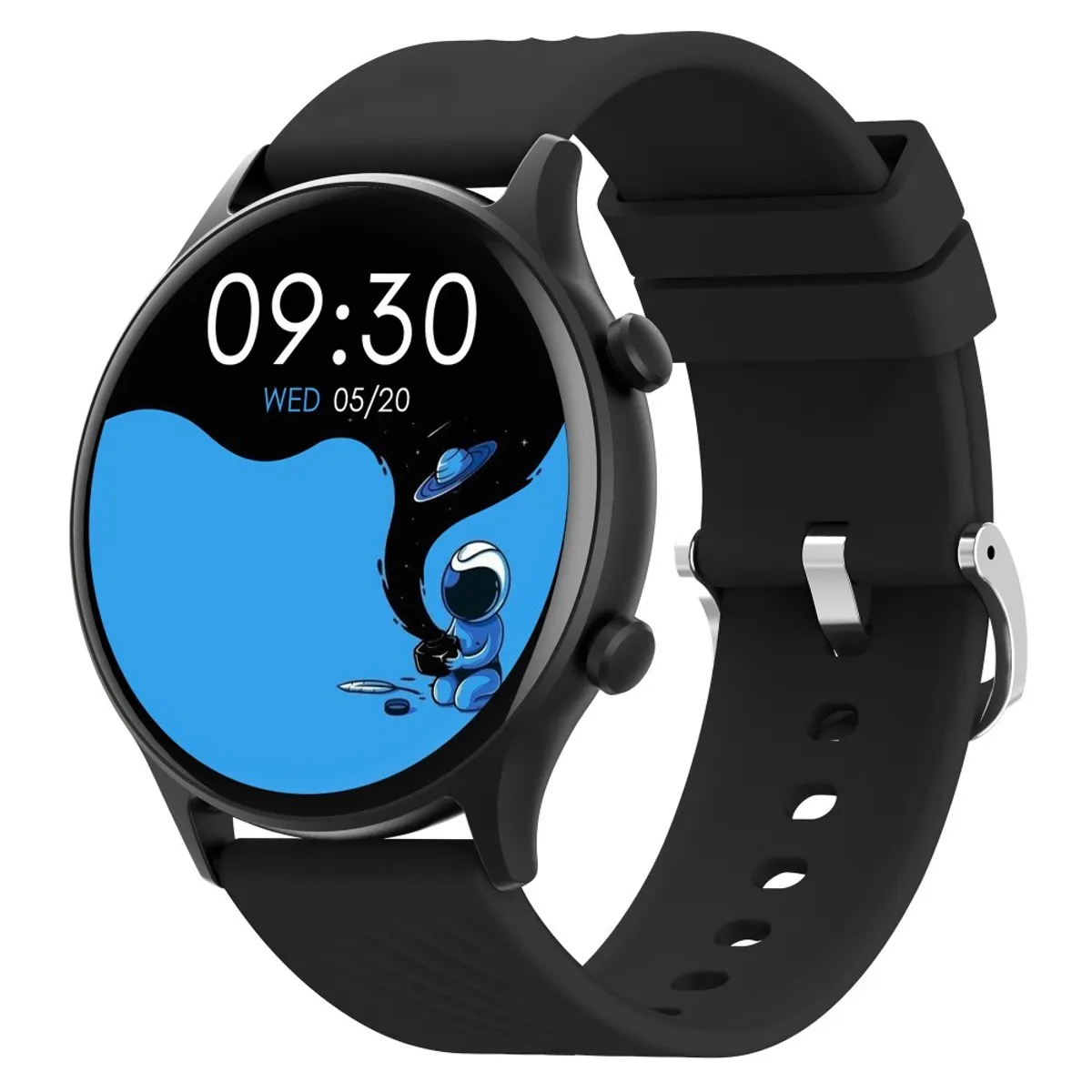 Smartwatch ZL73J - Bluetooth opkald / Puls / Blodtryk / Vandtæt / 123 sportsmode - Sort