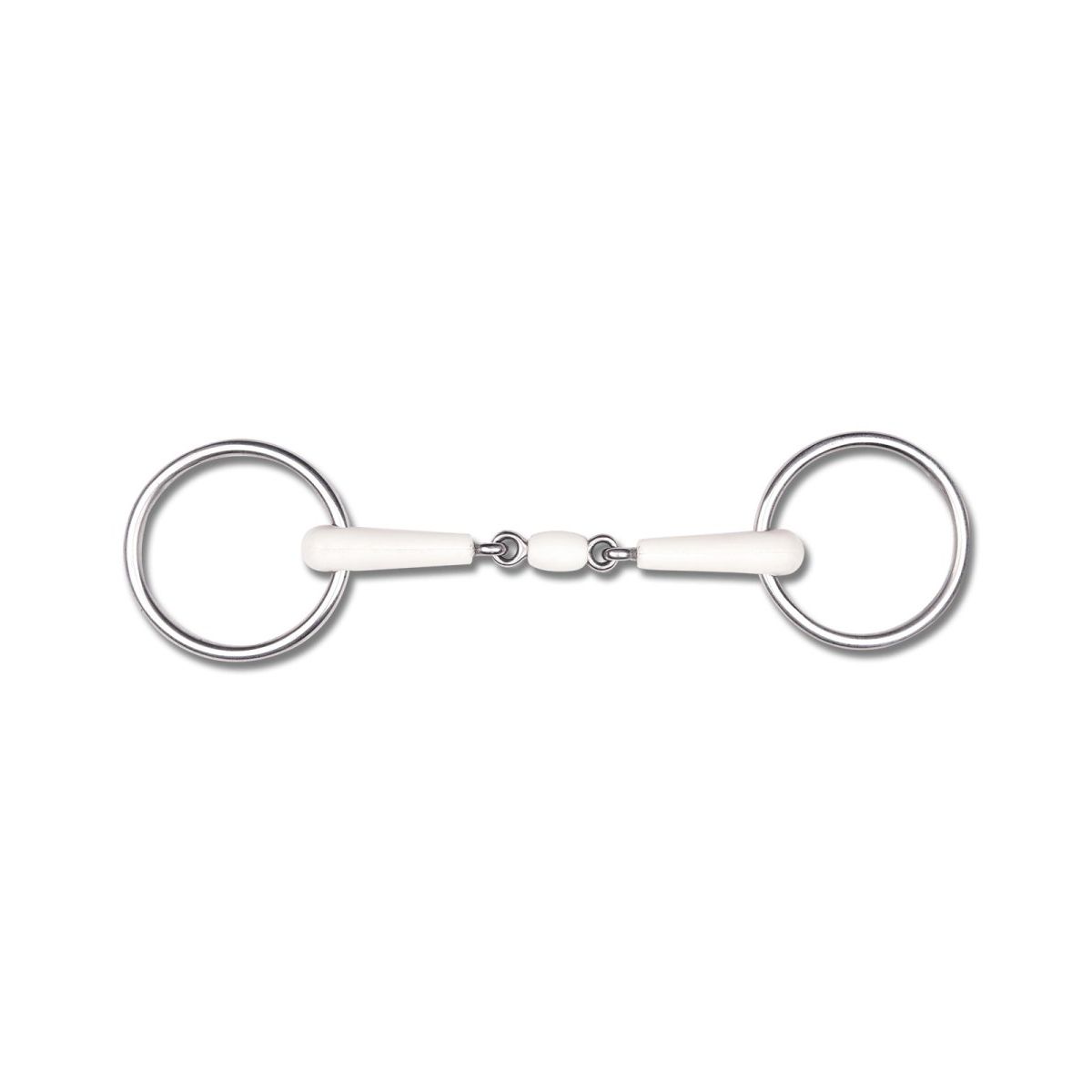 Snaffle Bit Equimouth bouble broken,R:6,5cm,T:17mm