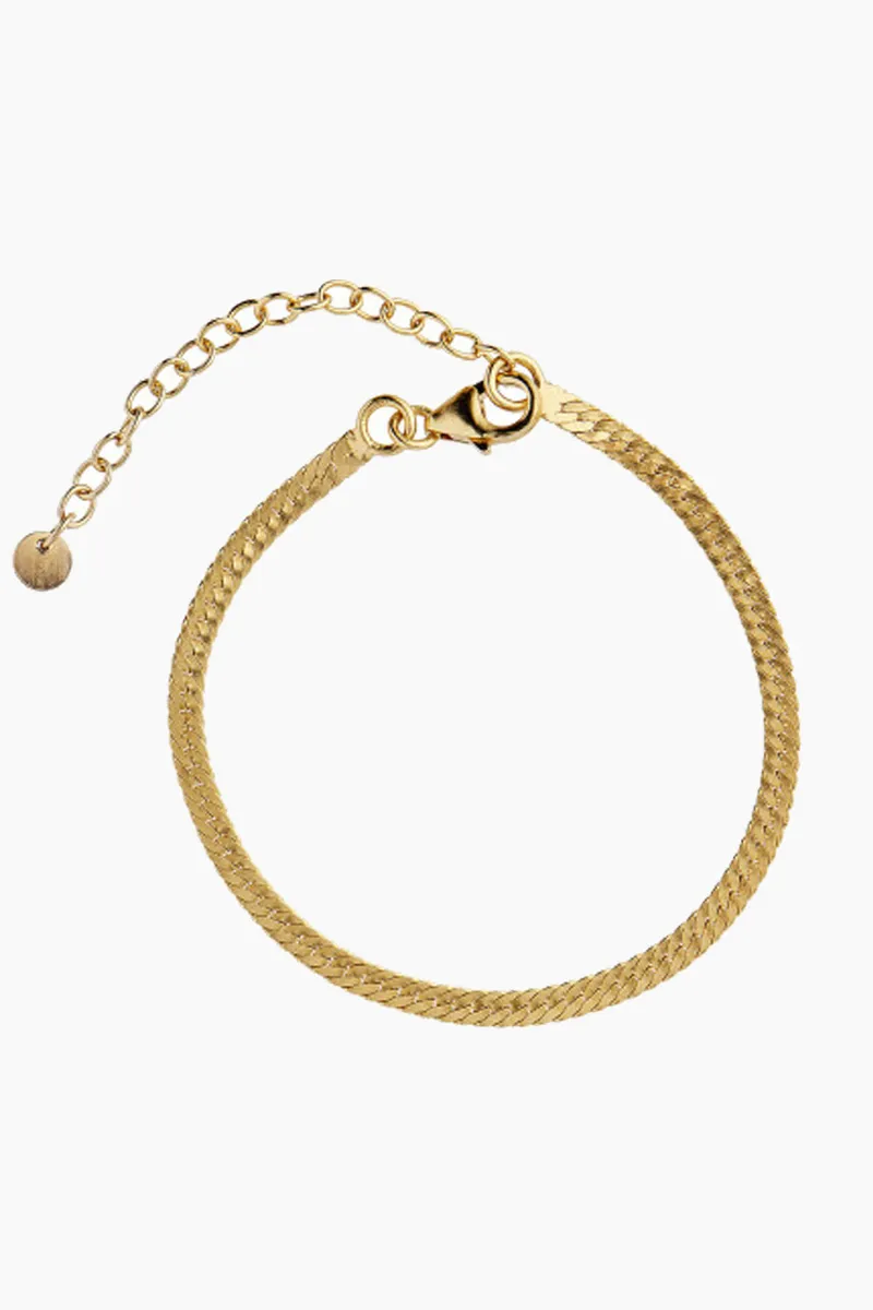 Snake Bracelet - Gold - Stine A - Guld One Size