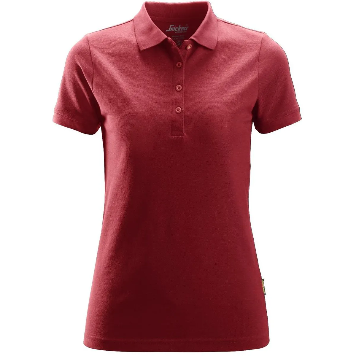 Snickers 2702 dame polo shirt chilirød S