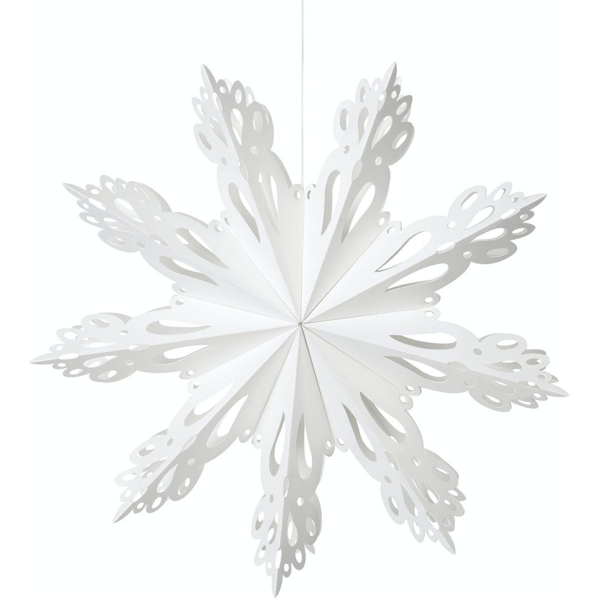 Snowflake, Juledekoration, hvid, 30 cm