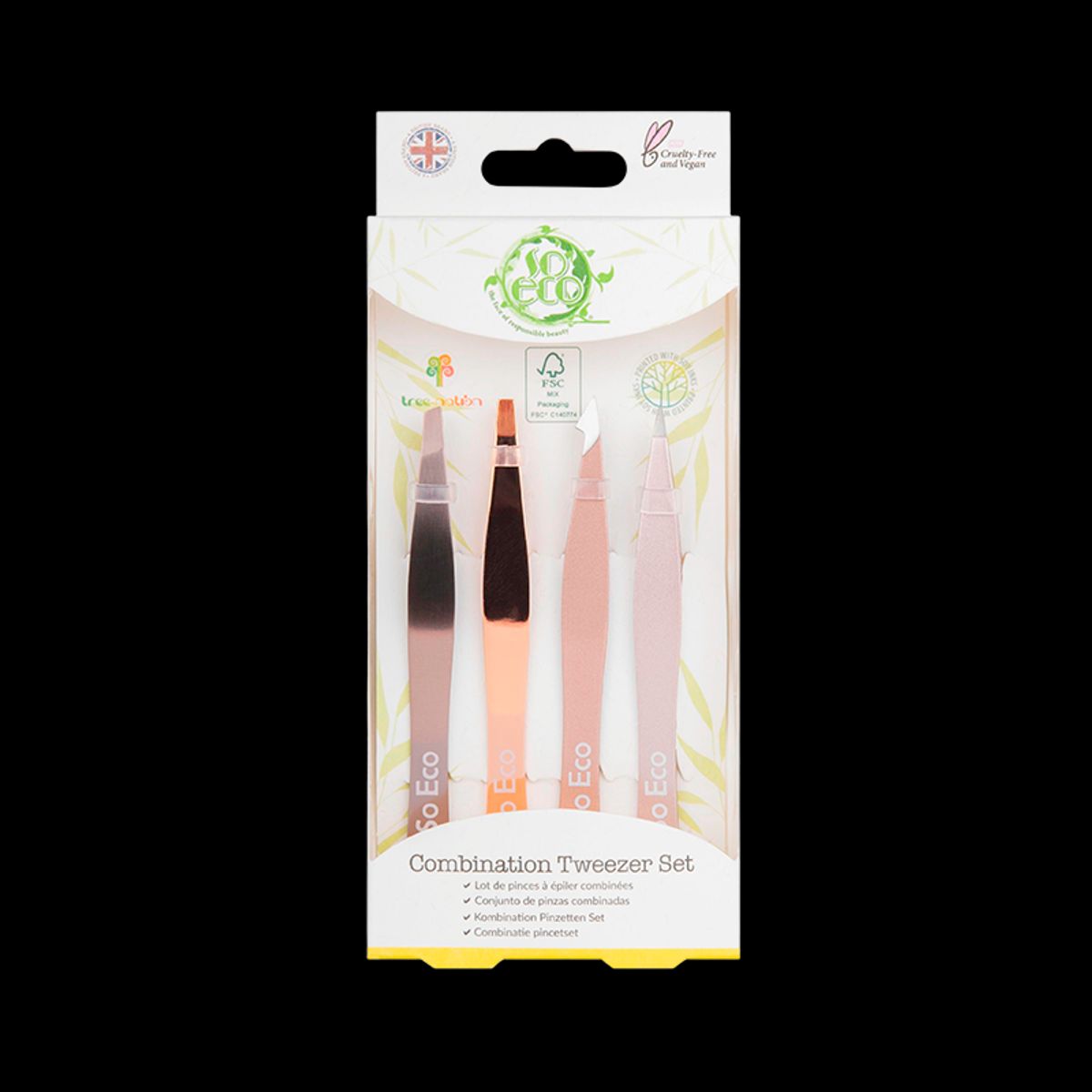 So Eco Combination Tweezer Set (4 stk)