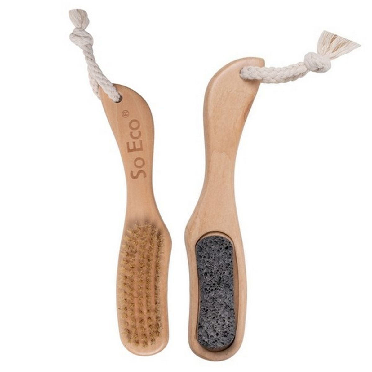 So Eco - Pimpsten Fodfil - Lava Stone Brush og Pumice