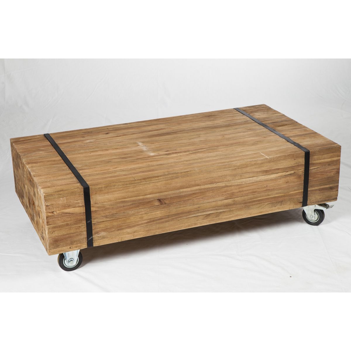 Sofabord genbrugs teak 130x70x38