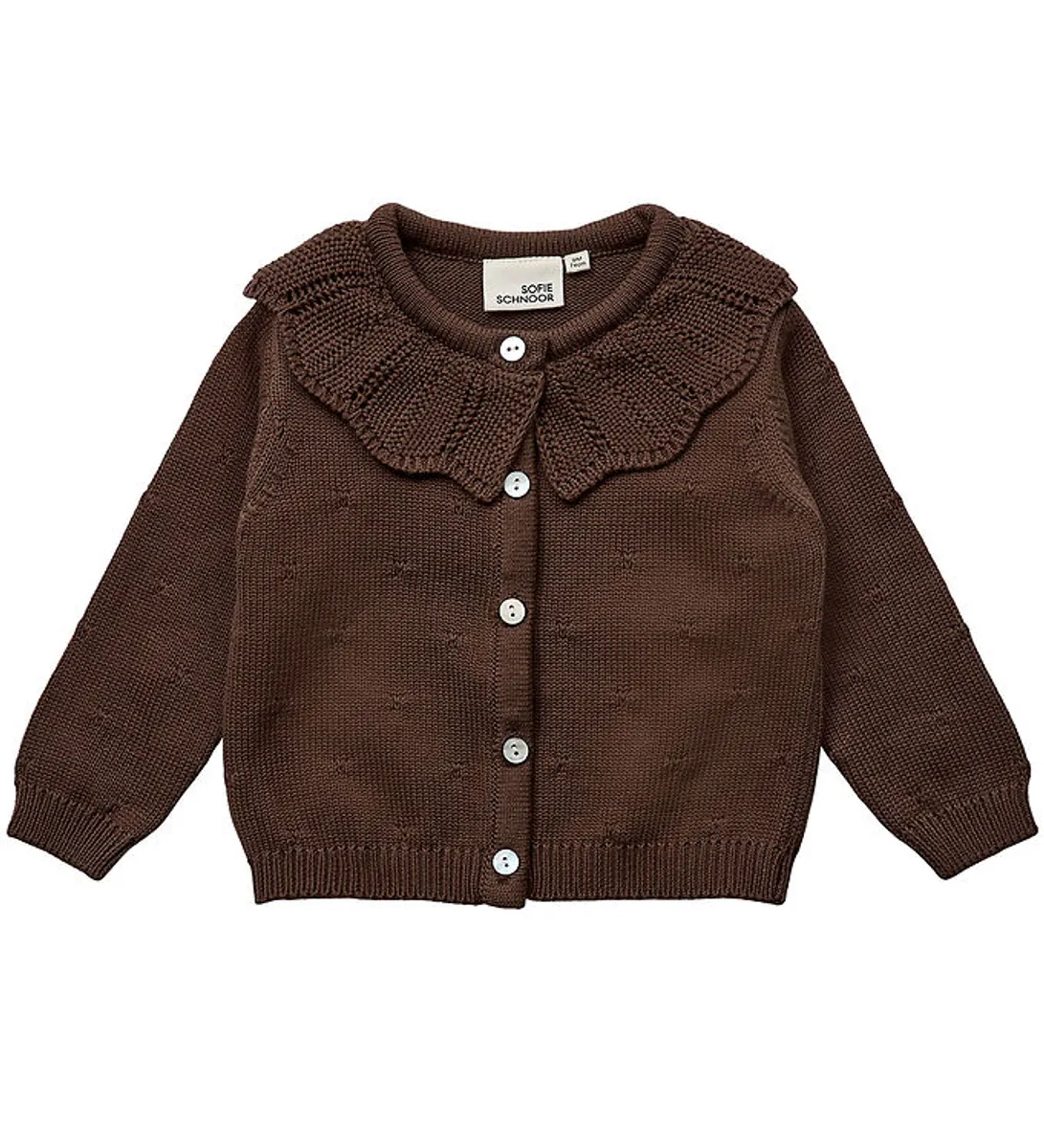 Sofie Schnoor Cardigan - Strik - Chocolate brown